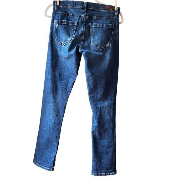 BLANK NYC Tomboy Distressed Boyfriend Jeans Medium Wash Size 24 - Picture 5 of 16